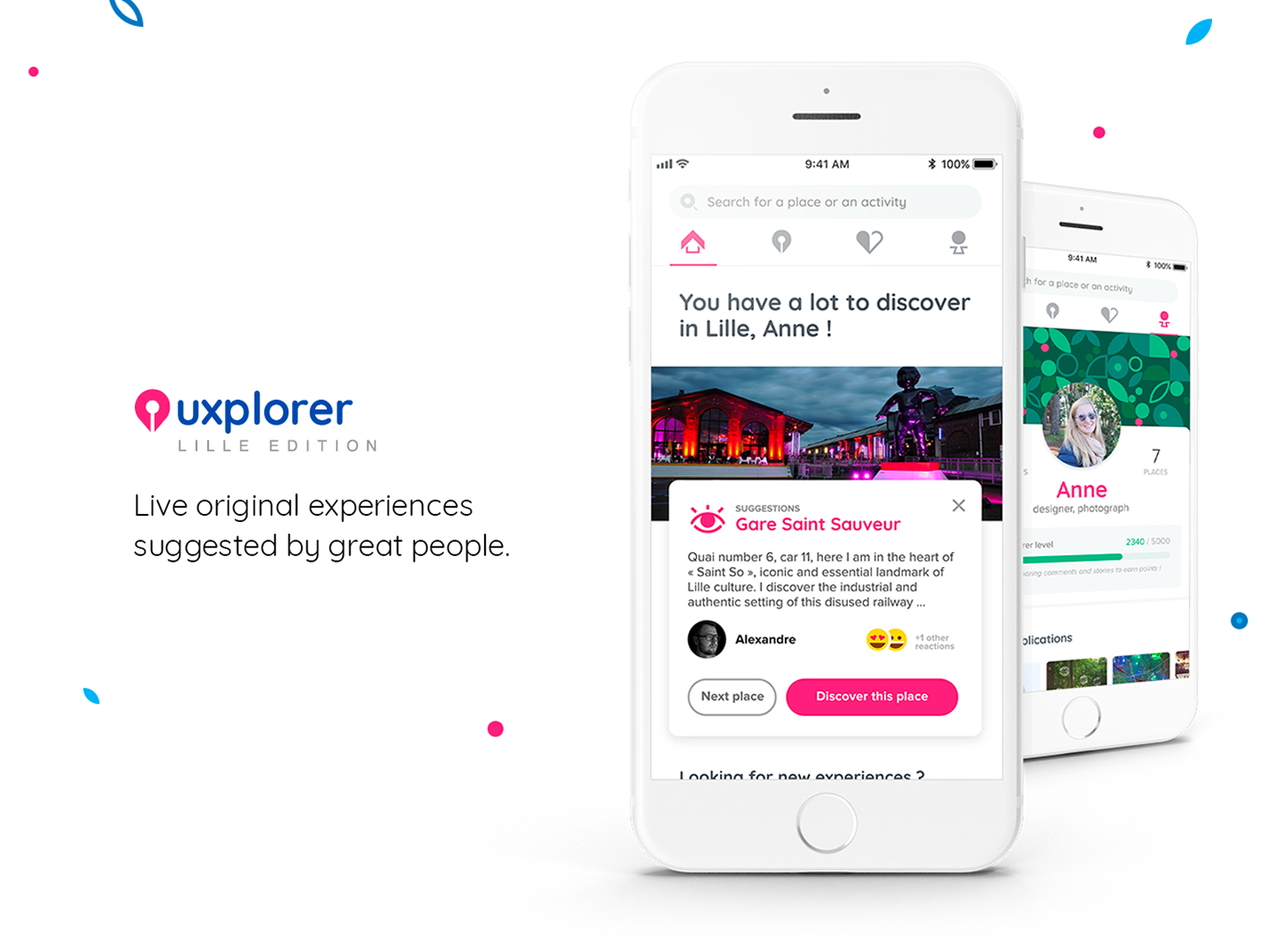 Uxplorer : concept d’application pour explorer Lille