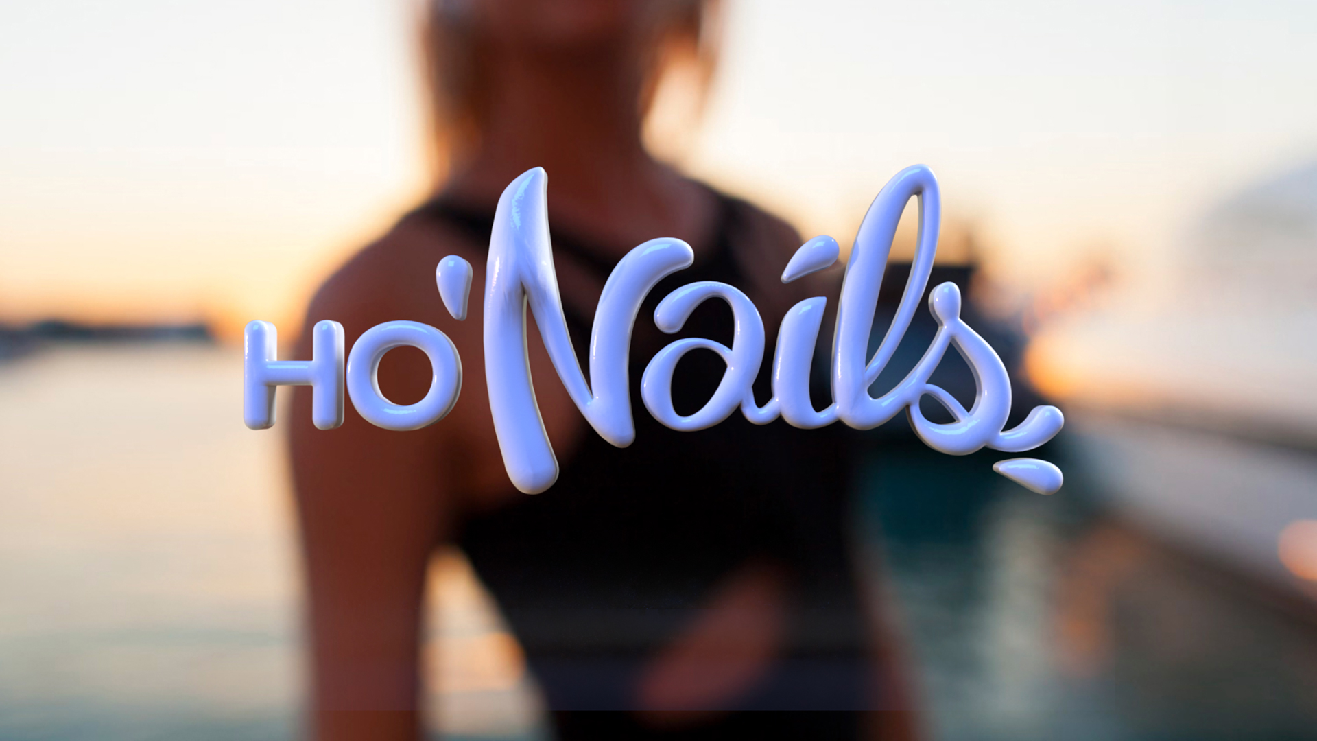 HO’Nails : un logo flamboyant, féminin et tendance